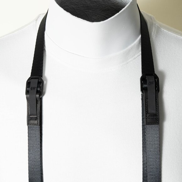 Dual Adjustable Premium All Black Camera Strap  w/ Peak Design Anchors 32-60" - Picture 9 of 9